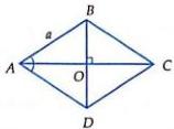 hình thoi ABCD tâm O cạnh bằng a
