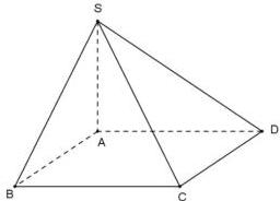 hình chóp S.ABCD có đáy ABCD là hình vuông và SA vuông góc với mặt phẳng đáy