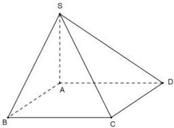 Hình chóp $S.ABCD$ có đáy $ABCD$ là hình vuông và cạnh $SA$ vuông góc với mặt đáy