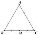 Tam giác đều $ABC$ với $M$ là trung điểm cạnh $BC$