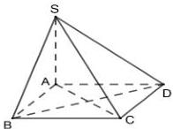 hình chóp S.ABCD có đáy là hình vuông và SA vuông góc với mặt phẳng ABCD