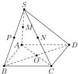 Hình chóp S.ABCD có đáy là hình bình hành tâm O, M, N, P lần lượt là trung điểm của SA, SC, SB