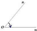Hình vẽ góc lượng giác (On, Om) với đỉnh O