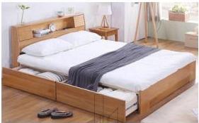 Ảnh minh họa giường có ngăn kéo chứa đồ bên dưới
