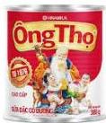 Vỏ hộp sữa Ông Thọ dạng hình trụ