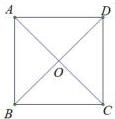 Hình vuông ABCD tâm O với hai đường chéo AC và BD cắt nhau tại O