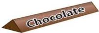 Hộp kẹo hình lăng trụ đứng tam giác nhãn Chocolate
