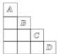 sơ đồ 10 ô vuông đơn vị với các ô A, B, C, D