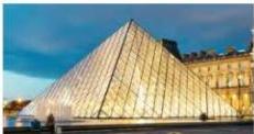 Hình 29 - Kim tự tháp kính tại bảo tàng Louvre ở Paris