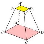 Khối chóp cụt tứ giác đều ABCD.A'B'C'D'