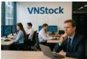 Hình ảnh minh họa văn phòng công ty chứng khoán VNStock