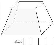 Hình vẽ khối gỗ hình chóp cụt đều