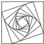 Dãy hình vuông $C_1, C_2, C_3, \dots$ được tạo thành bằng cách chia cạnh và nối điểm