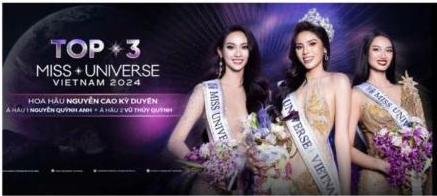 Top 3 Miss Universe Vietnam 2024