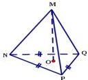hình chóp tam giác đều M.NPQ