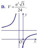 Đồ thị hàm số $y=\frac{ax+b}{x-c}$