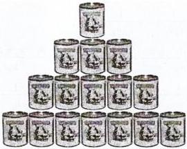 hình vẽ tháp hộp sữa xếp chồng 4 tầng