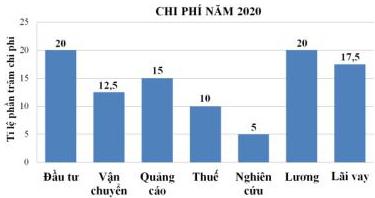 Biểu đồ CHI PHÍ NĂM 2020