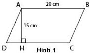 hình bình hành ABCD với AH là đường cao - Hình 1