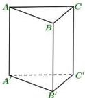 Hình lăng trụ đứng ABC.A'B'C' có đáy ABC là tam giác vuông tại B