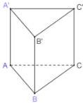 Hình lăng trụ đứng ABC.A'B'C'
