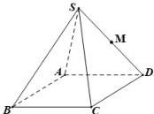 Hình chóp S.ABCD có đáy ABCD là hình bình hành, M là trung điểm của cạnh SD