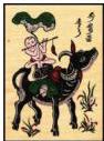 Hình 3 - tranh dân gian em bé chăn trâu thổi sáo
