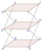 hình mô phỏng kệ để đồ với các điểm A, B, C, D, E, F, G, H, I, J, K, L