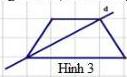 Hình 3 - hình thang cân với đường thẳng d là đường chéo